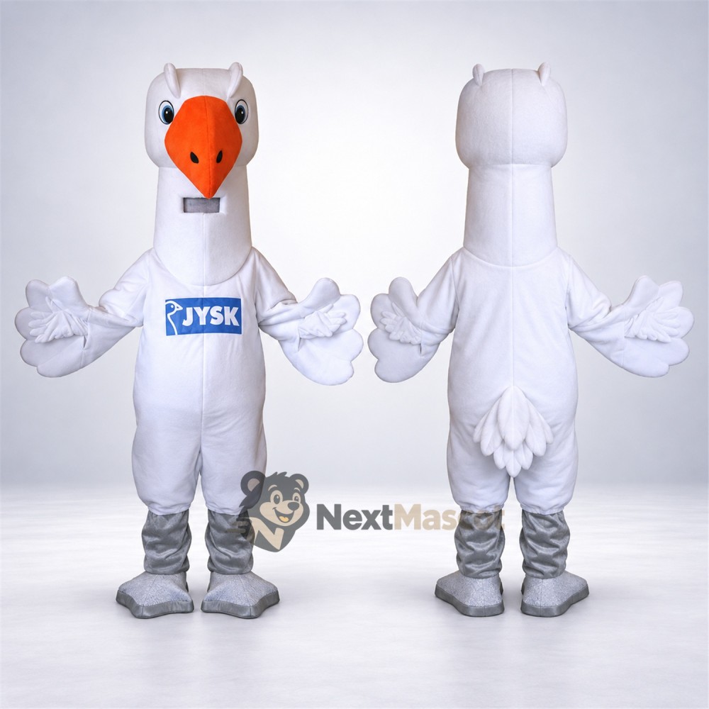 Goose Mascot Costume - White for Team Events