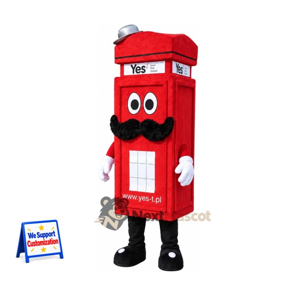 Mailbox Mascot Costume - Red for School Events