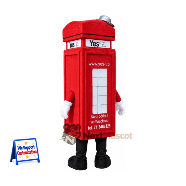 Mailbox Mascot Costume - Red for School Events Mailbox Mascot Costume - Red for School Events