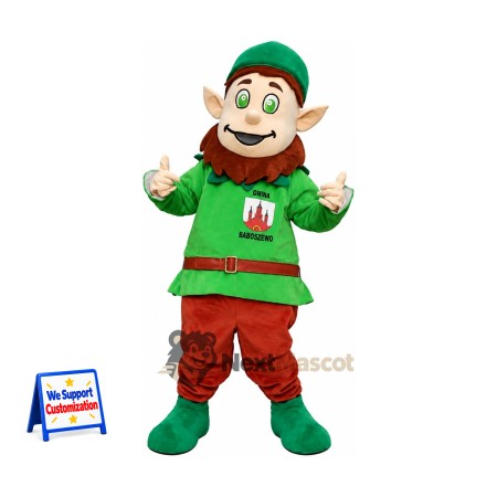 Leprechaun Mascot Costume - Green Leprechaun Mascot Costume - Green