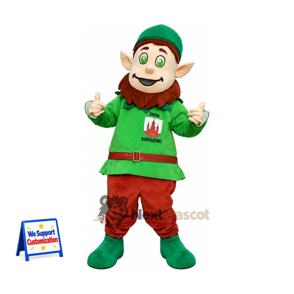 Leprechaun Mascot Costume - Green