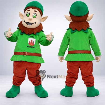 Leprechaun Mascot Costume - Green Leprechaun Mascot Costume - Green