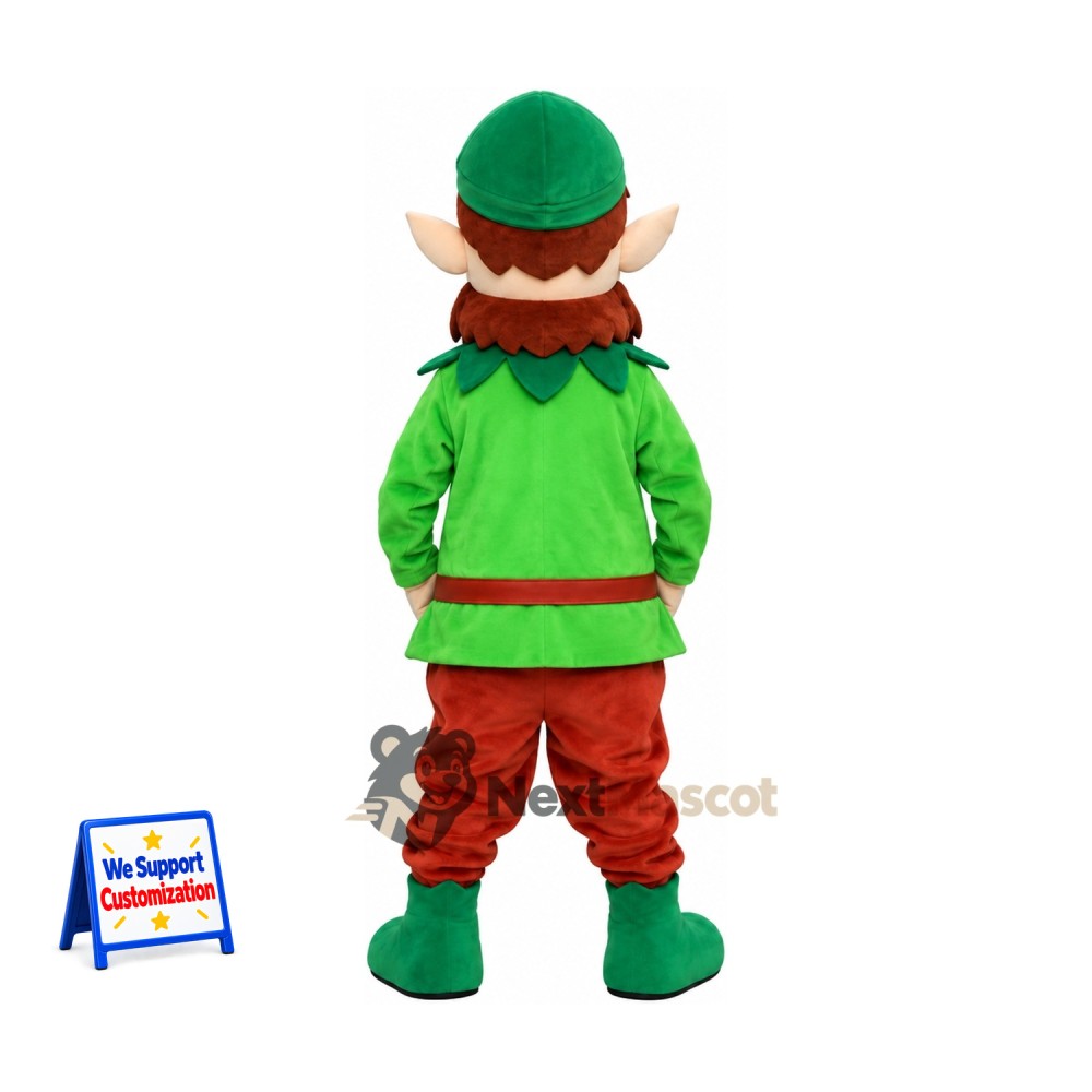 Leprechaun Mascot Costume - Green for Parades