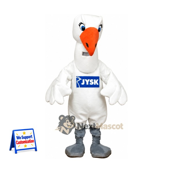 Goose Mascot Costume - White for Carnivals