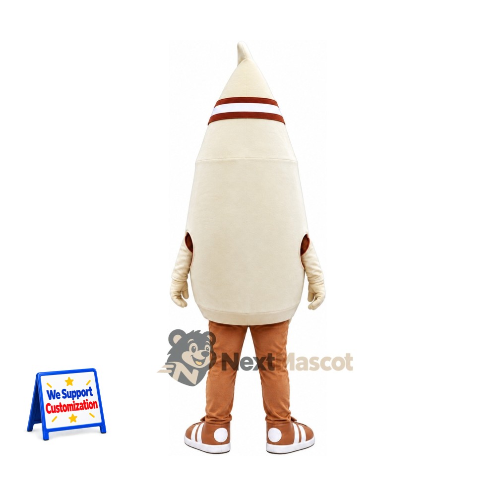 Marker Pen Mascot Costume - White Marker Pen Mascot Costume - White