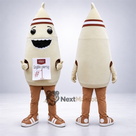 Marker Pen Mascot Costume - White Marker Pen Mascot Costume - White