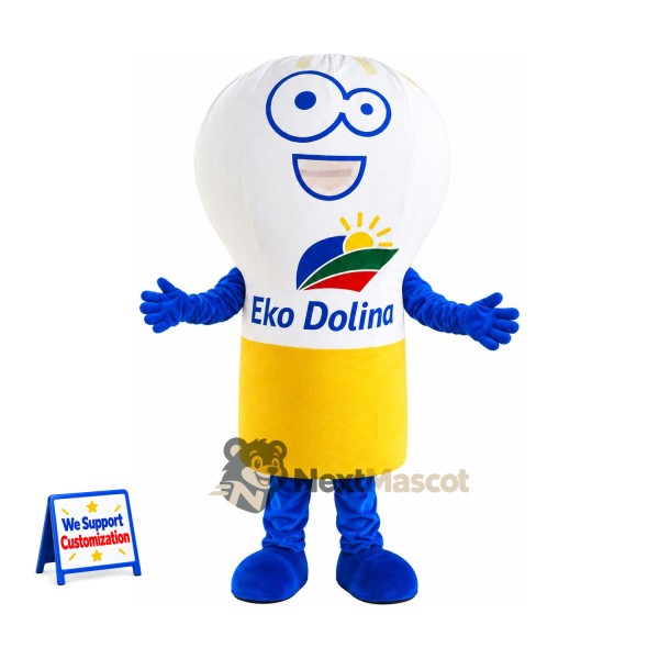 Bulb Mascot Costume - Light for Parades