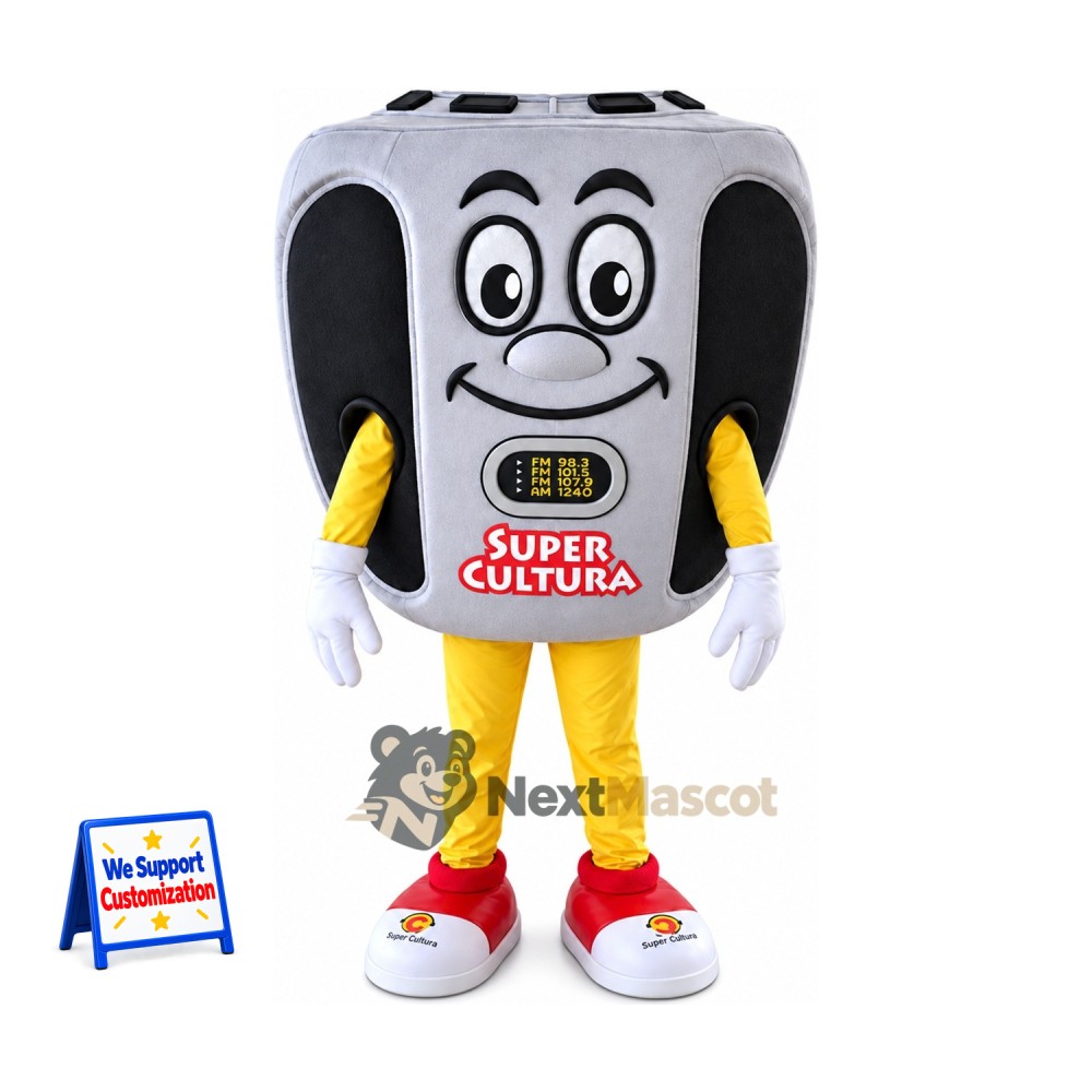 Speaker Mascot Costume - Gray Speaker Mascot Costume - Gray