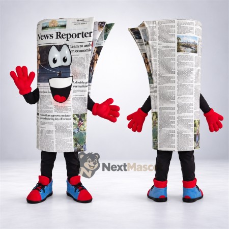Newspaper Mascot Costume for Parades Newspaper Mascot Costume for Parades