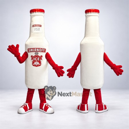 Bottle Mascot Costume - White for Parades Bottle Mascot Costume - White for Parades
