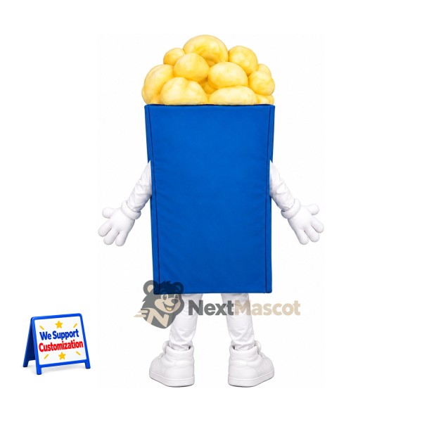 Popcorn Mascot Costume for Food Festivals