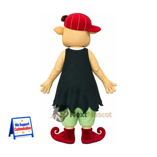 Leprechaun Mascot Costume - Black Jersey Leprechaun Mascot Costume - Black Jersey