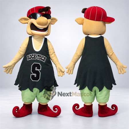 Leprechaun Mascot Costume - Black Jersey Leprechaun Mascot Costume - Black Jersey