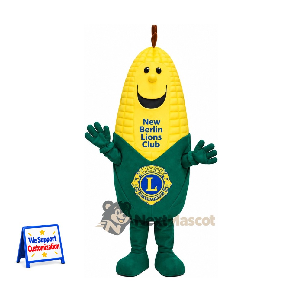 Corn Mascot Costume - Green Gloves and Pants Corn Mascot Costume - Green Gloves and Pants