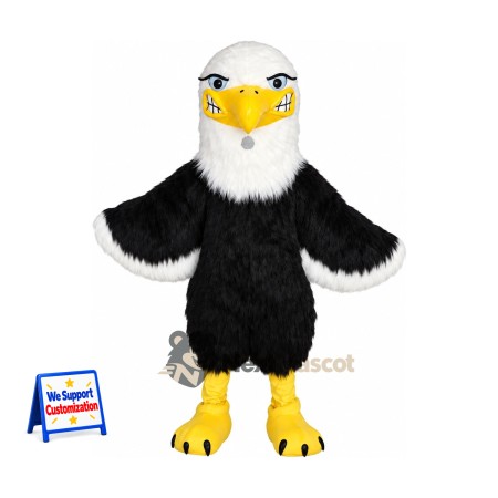 Bald Eagle Mascot Costume - Black Body Bald Eagle Mascot Costume - Black Body