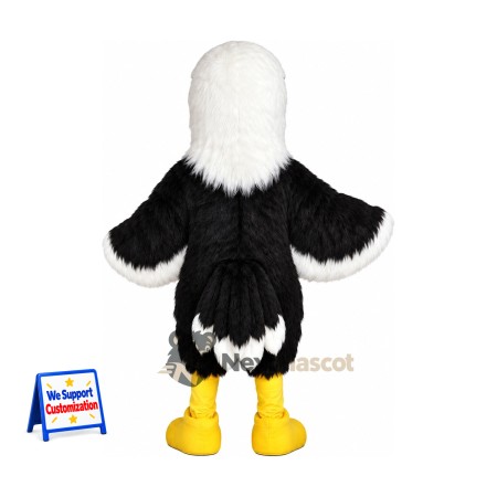 Bald Eagle Mascot Costume - Black Body Bald Eagle Mascot Costume - Black Body