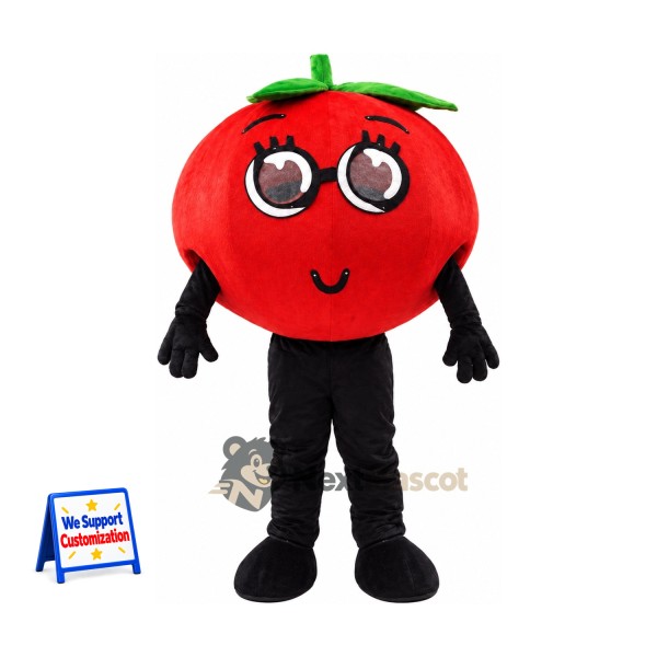 Tomato Mascot Costume - Glasses