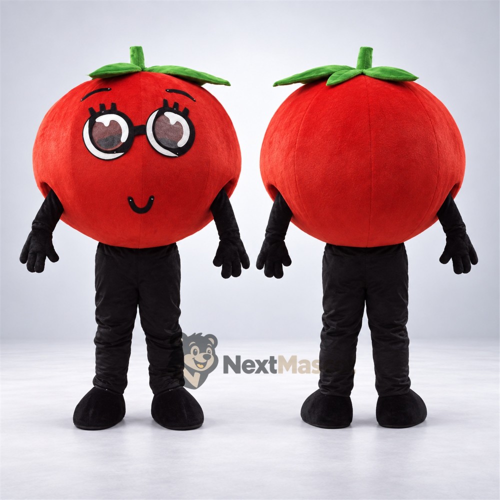 Tomato Mascot Costume - Glasses Tomato Mascot Costume - Glasses
