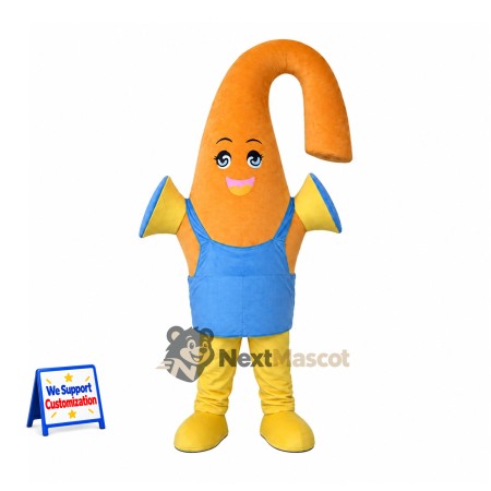 Question Mark Mascot Costume - Orange Question Mark Mascot Costume - Orange