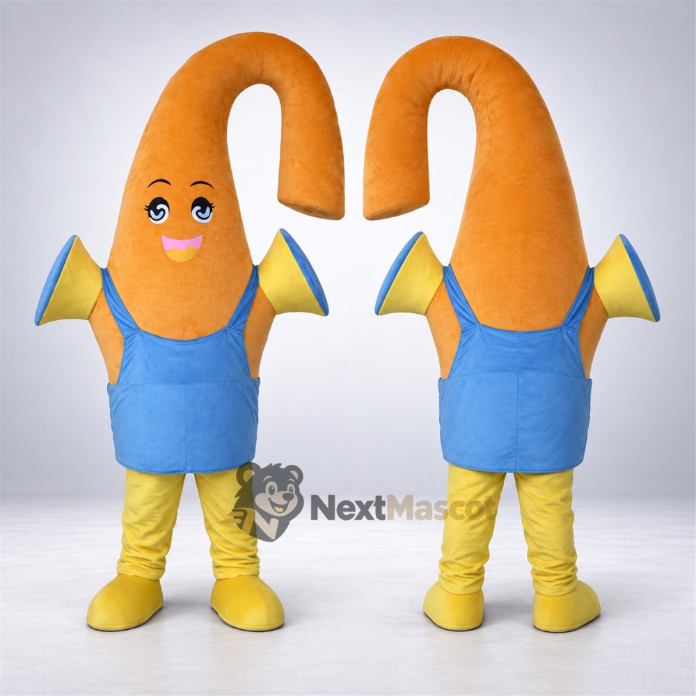 Question Mark Mascot Costume - Orange Question Mark Mascot Costume - Orange