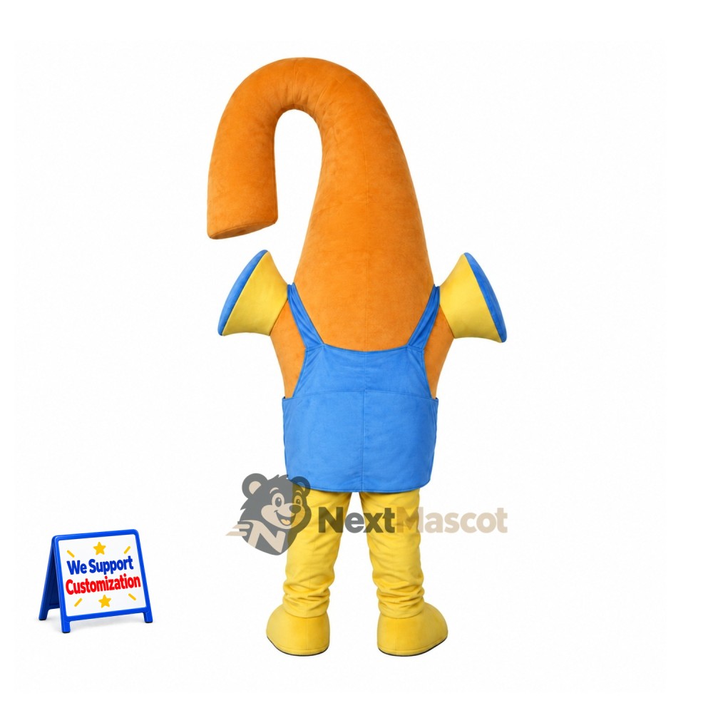 Question Mark Mascot Costume - Orange Question Mark Mascot Costume - Orange