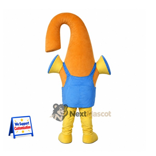 Question Mark Mascot Costume - Orange Question Mark Mascot Costume - Orange