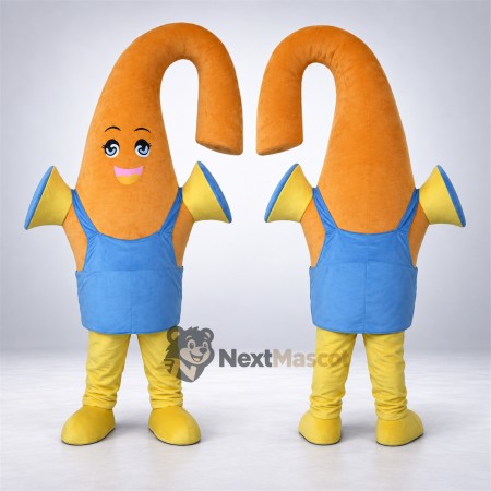 Question Mark Mascot Costume - Orange Question Mark Mascot Costume - Orange
