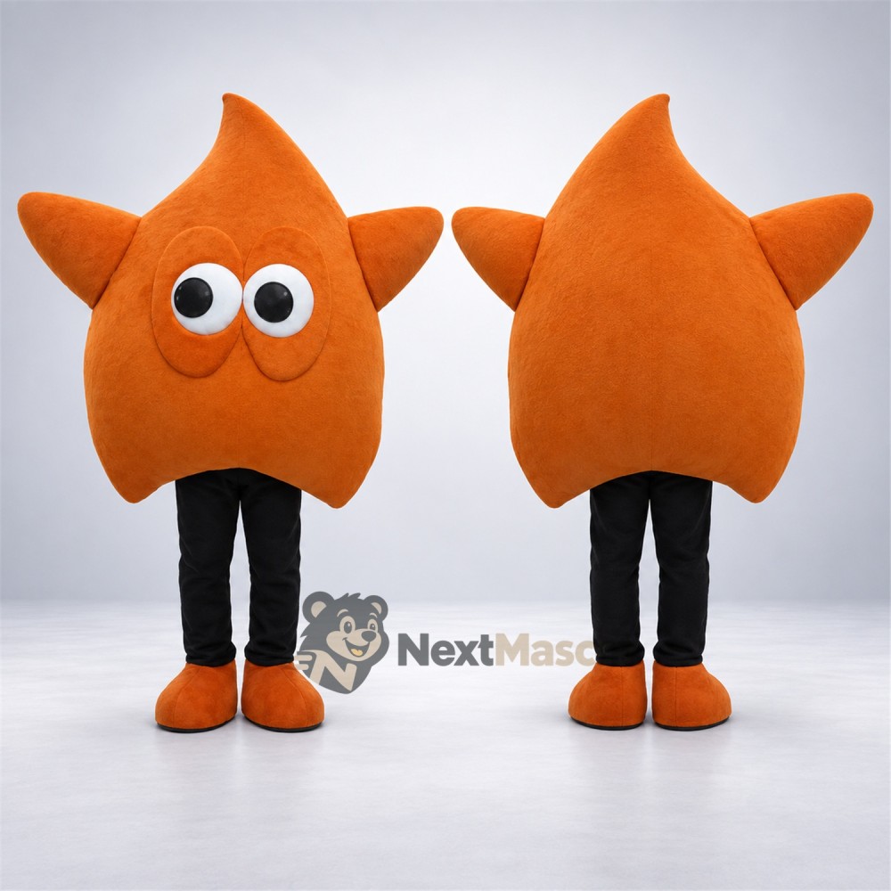 Star Mascot Costume - Orange Star Mascot Costume - Orange