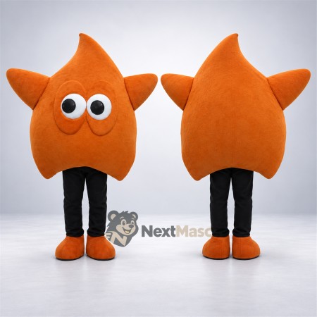 Star Mascot Costume - Orange Star Mascot Costume - Orange
