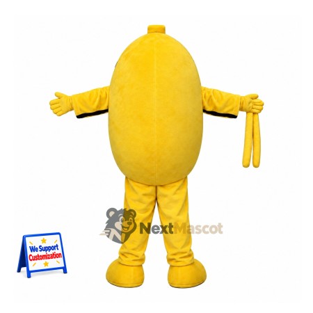 Bottle Mascot Costume - Yellow for Parades Bottle Mascot Costume - Yellow for Parades