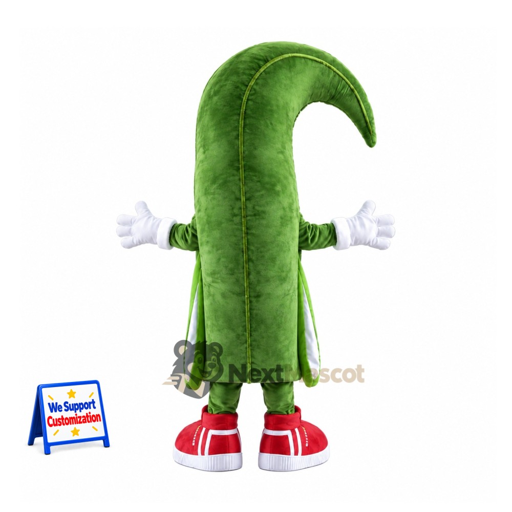 Question Mark Mascot Costume - Green Question Mark Mascot Costume - Green