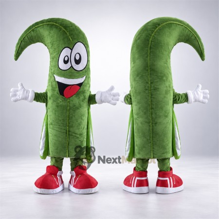 Question Mark Mascot Costume - Green Question Mark Mascot Costume - Green