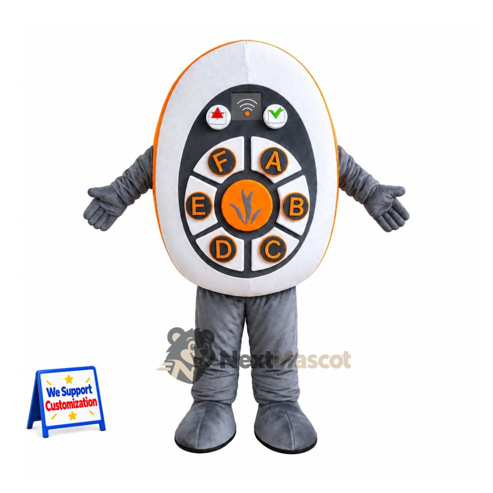 Vitamin Capsule Mascot Costume - Gray Vitamin Capsule Mascot Costume - Gray