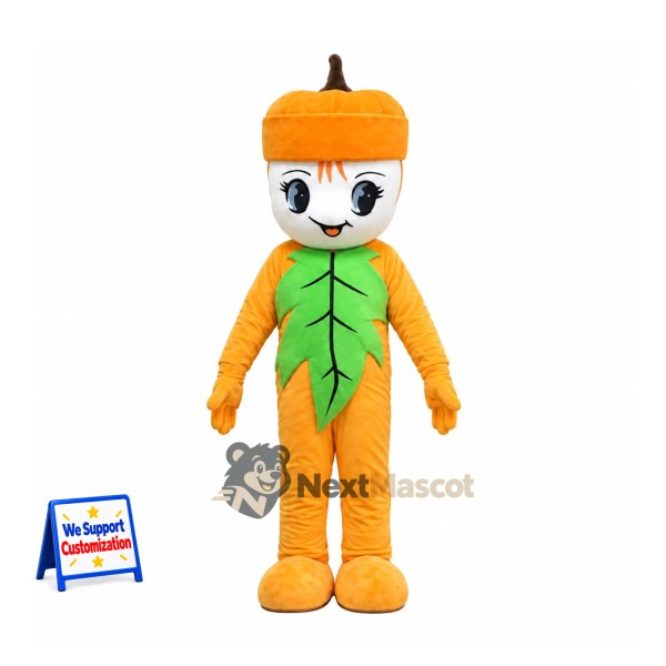 Acorn Head Character Mascot Costume