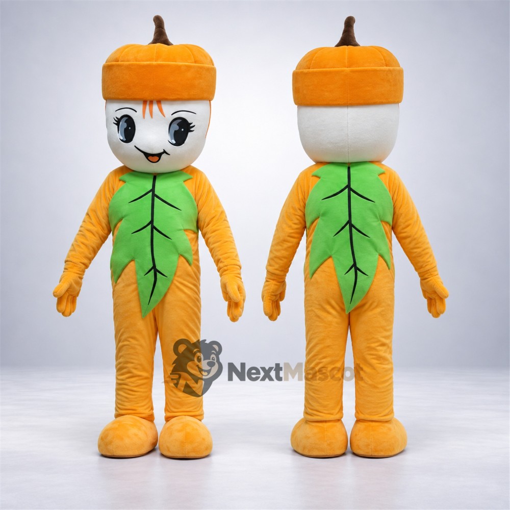 Acorn Head Character Mascot Costume Acorn Head Character Mascot Costume