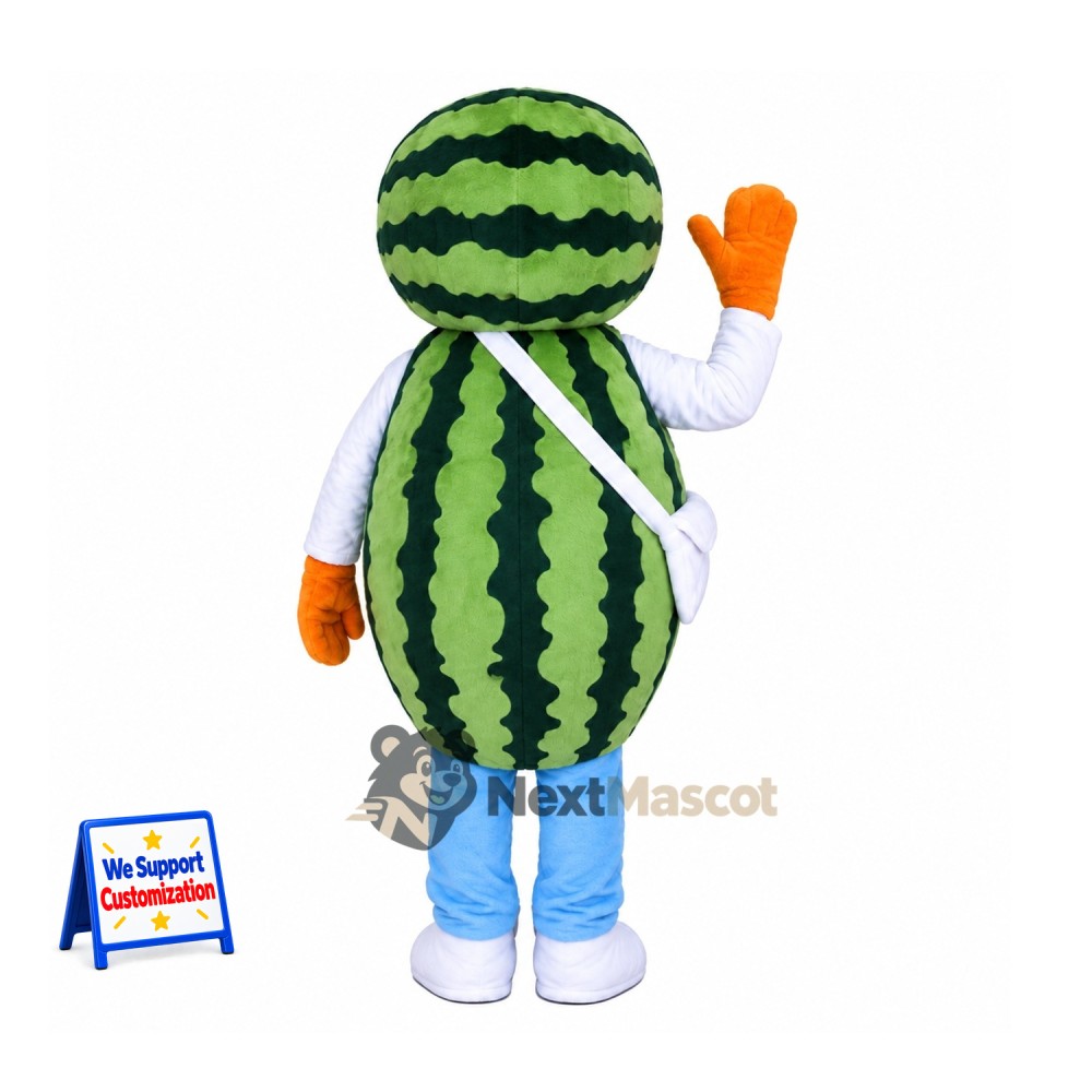 Watermelon Mascot Costume - White Shirt Watermelon Mascot Costume - White Shirt