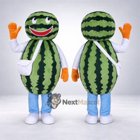 Watermelon Mascot Costume - White Shirt Watermelon Mascot Costume - White Shirt
