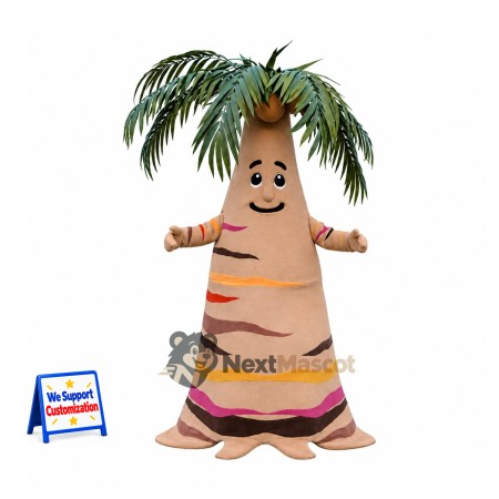 Palm Tree Mascot Costume Palm Tree Mascot Costume