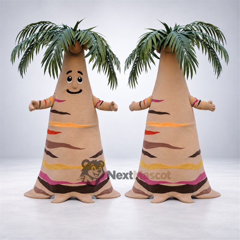 Palm Tree Mascot Costume Palm Tree Mascot Costume