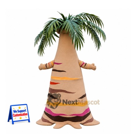 Palm Tree Mascot Costume Palm Tree Mascot Costume