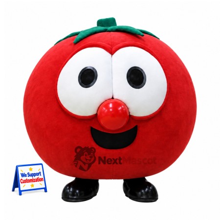 Tomato Mascot Costume - Large White Eyes Tomato Mascot Costume - Large White Eyes