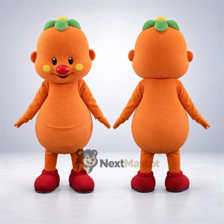 Fruit Head Character Mascot Costume - Orange Fruit Head Character Mascot Costume - Orange