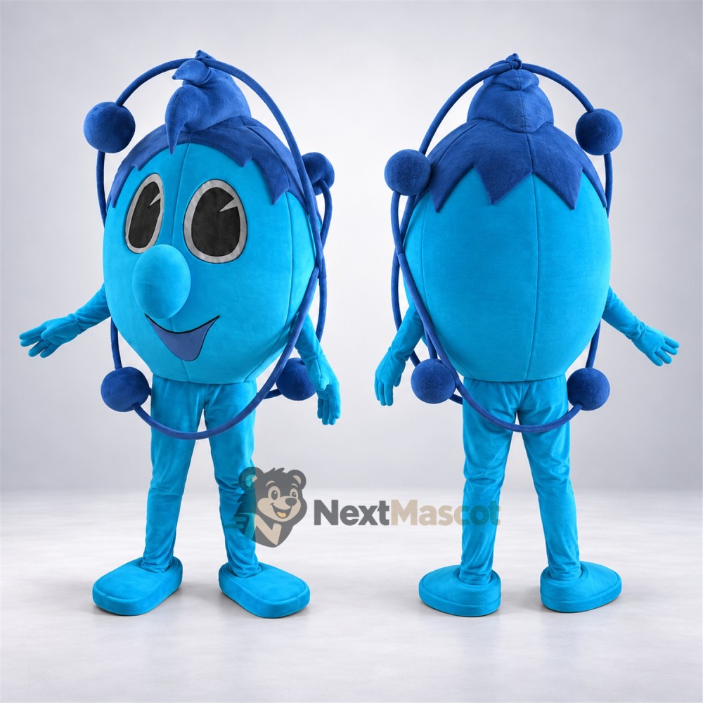 Atom Character Mascot Costume - Blue Atom Character Mascot Costume - Blue