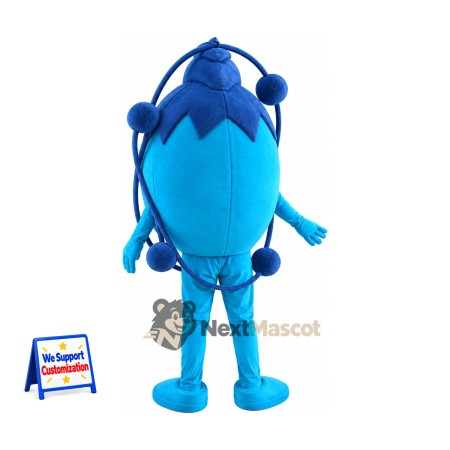 Atom Character Mascot Costume - Blue Atom Character Mascot Costume - Blue