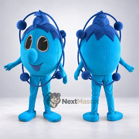 Atom Character Mascot Costume - Blue Atom Character Mascot Costume - Blue