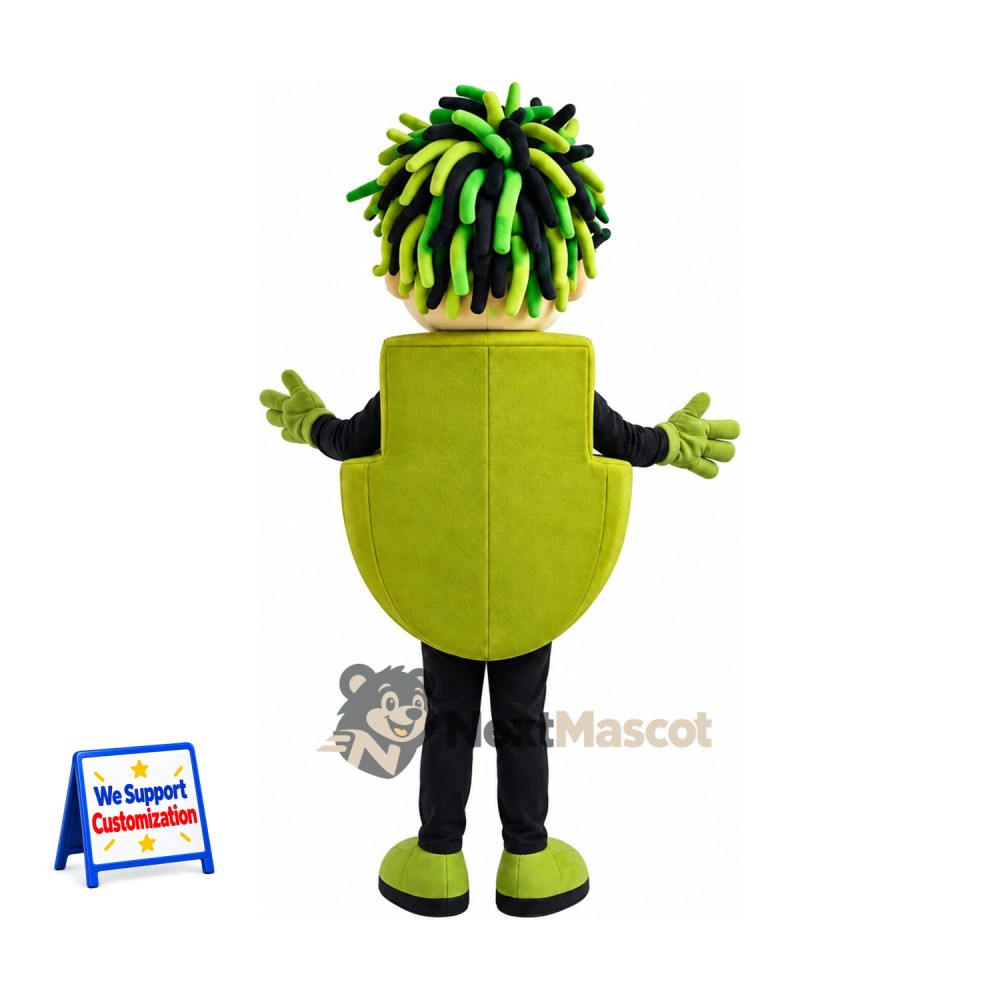 Corn Head Boy Mascot Costume