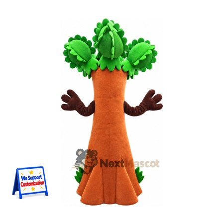 Tree Mascot Costume - Brown Branch Arms Tree Mascot Costume - Brown Branch Arms