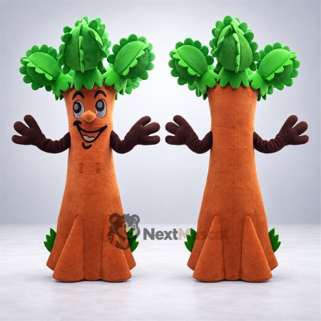 Tree Mascot Costume - Brown Branch Arms Tree Mascot Costume - Brown Branch Arms