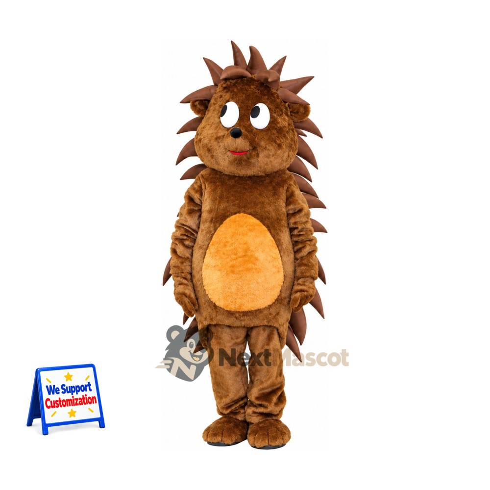 Hedgehog Mascot Costume - Brown for Parades Hedgehog Mascot Costume - Brown for Parades