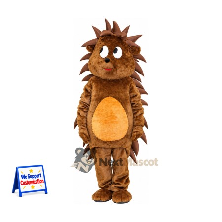 Hedgehog Mascot Costume - Brown for Parades Hedgehog Mascot Costume - Brown for Parades